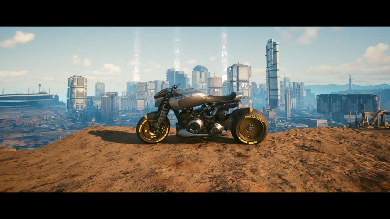 《赛博朋克2077》定制摩托推出 造型很酷很拉风