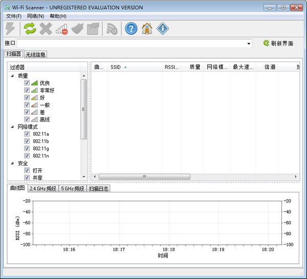《无线网络扫描工具》最新版