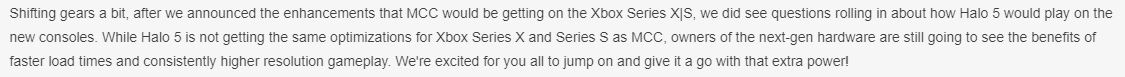 《光环5》XSX版没有专属强化 加载速度、分辨率有提升