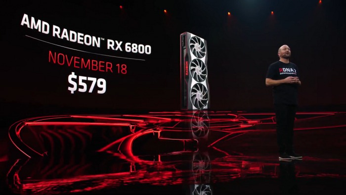 AMD Radeon RX 6800/6800 XT/6900 XT公布