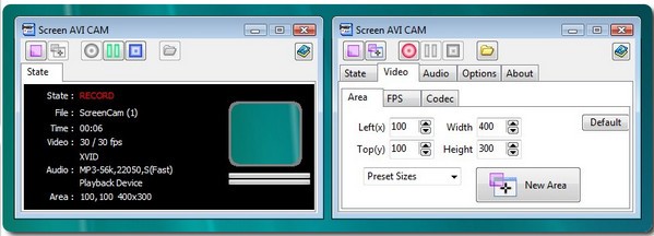 《Screen AVI CAM》绿色版