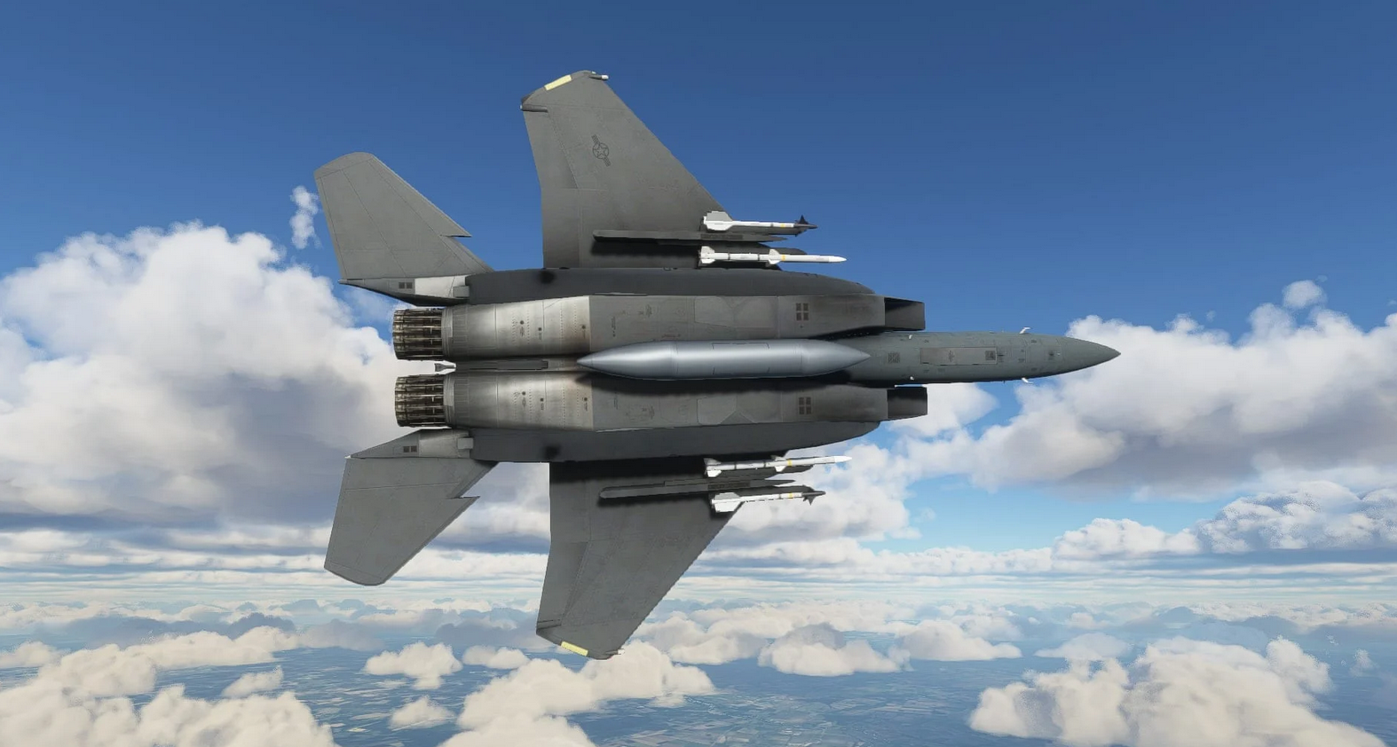 《微软飞行模拟》新图：F-15战机的更多内舱细节