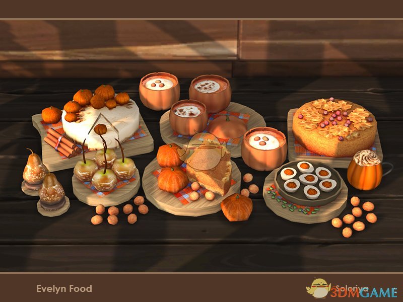 《模拟人生4》蛋糕食物饰品MOD