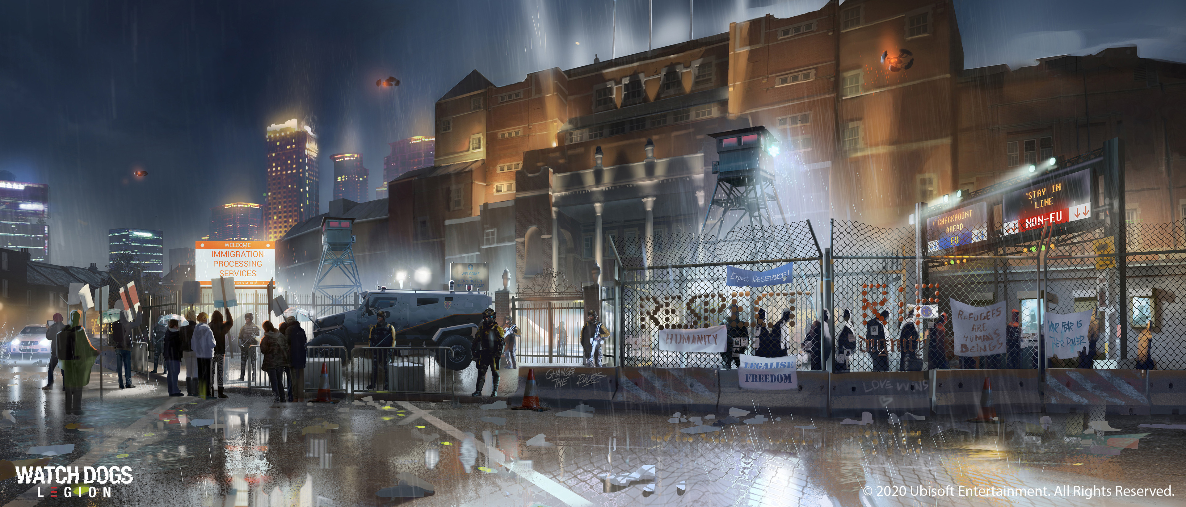 《看门狗：军团》大量概念原画赏析 饱览近未来伦敦风光