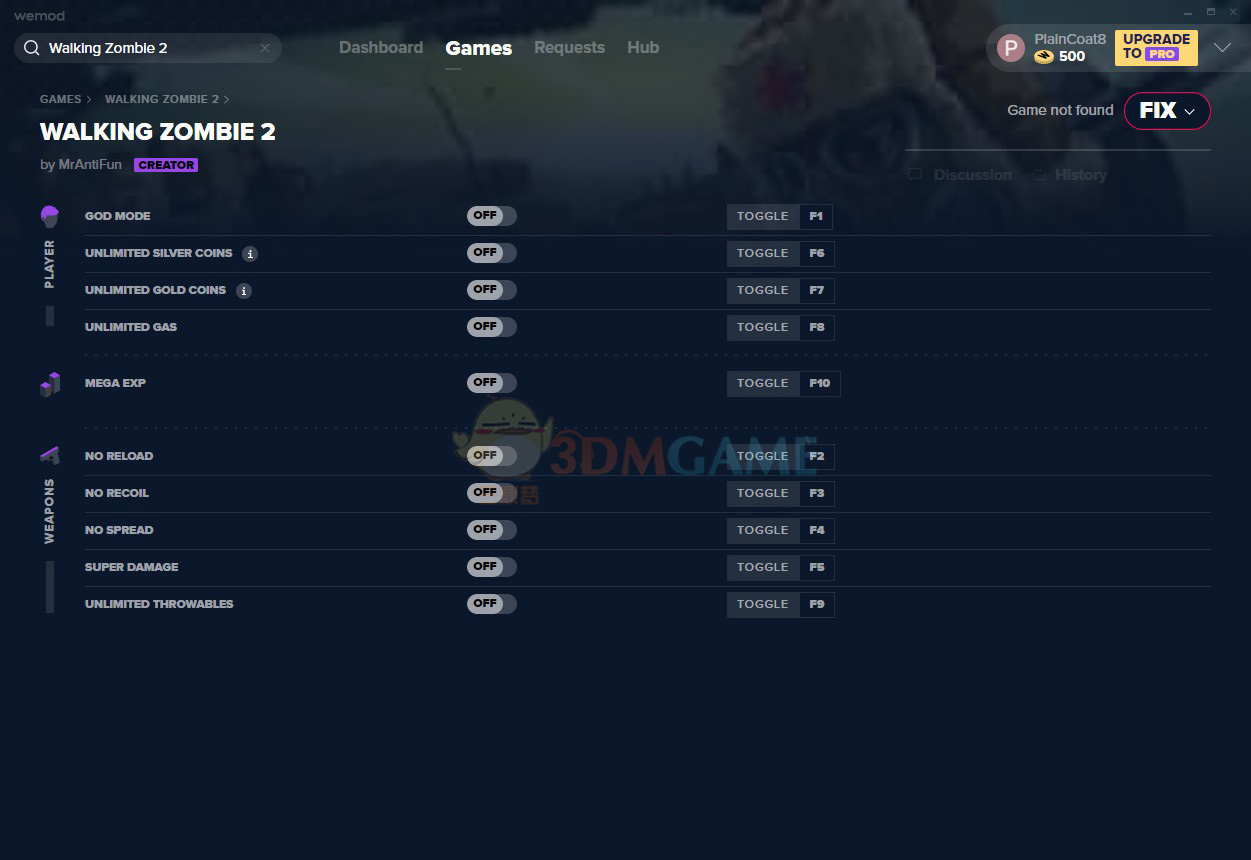 《Walking Zombie 2》v2020.11.12十项修改器[MrAntiFun]