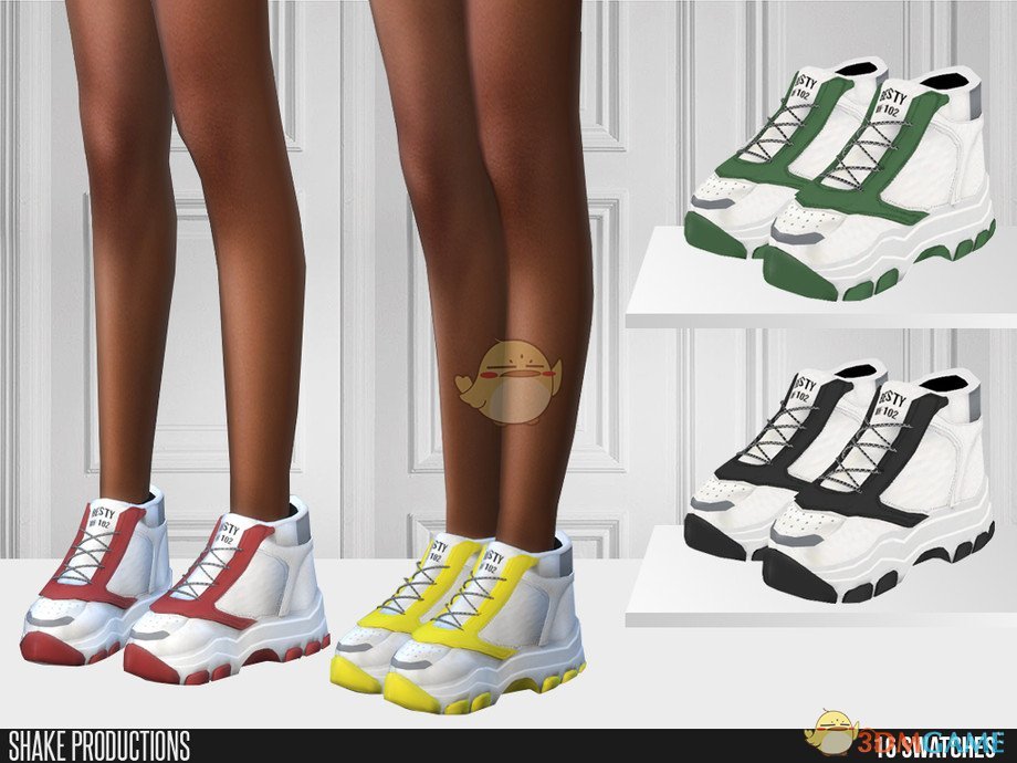 《模拟人生4》女性时尚高邦运动鞋MOD