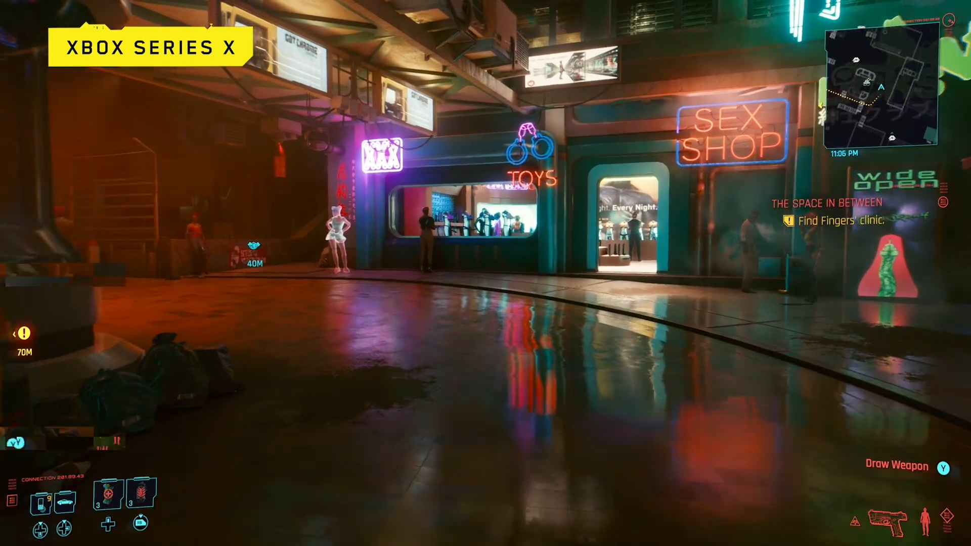 《赛博朋克2077》10分钟全新演示 展示X1X和XSX画面