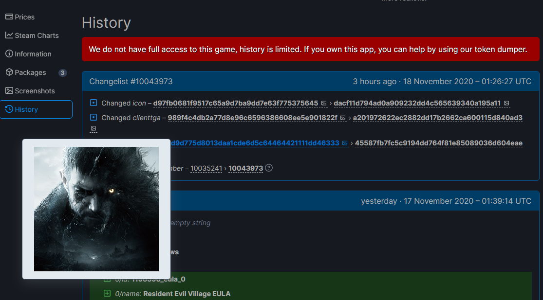 《生化危机8》官方更换Steam页面图 克里斯或被感染