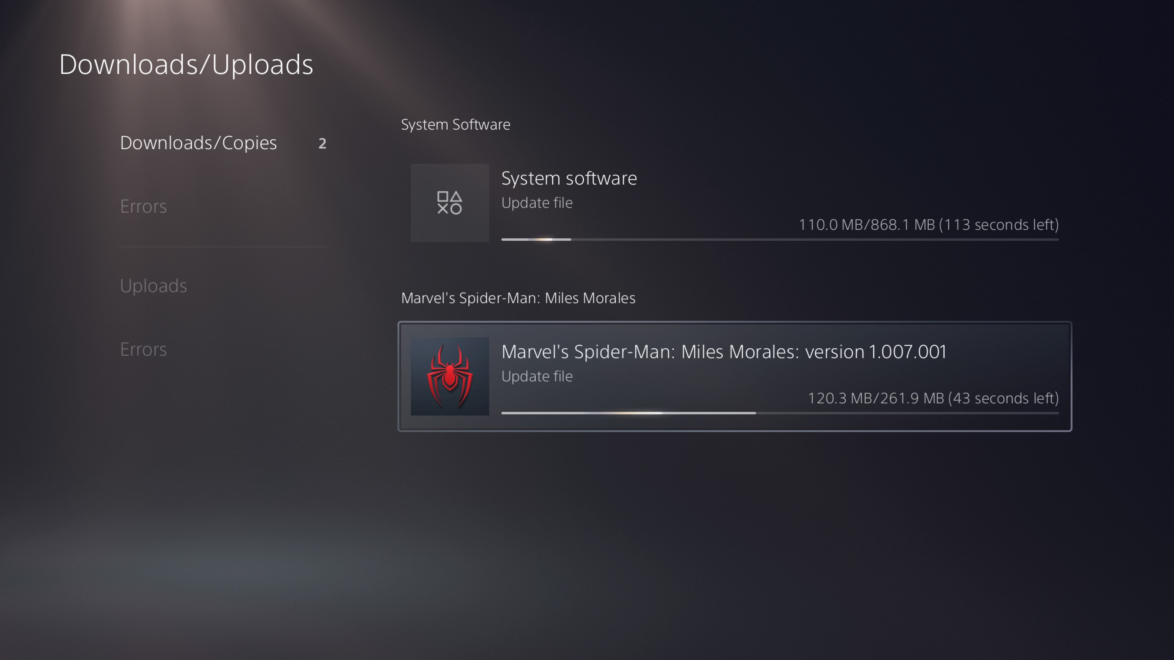 《漫威蜘蛛侠：迈尔斯》PS5更新 加入1080P光追模式