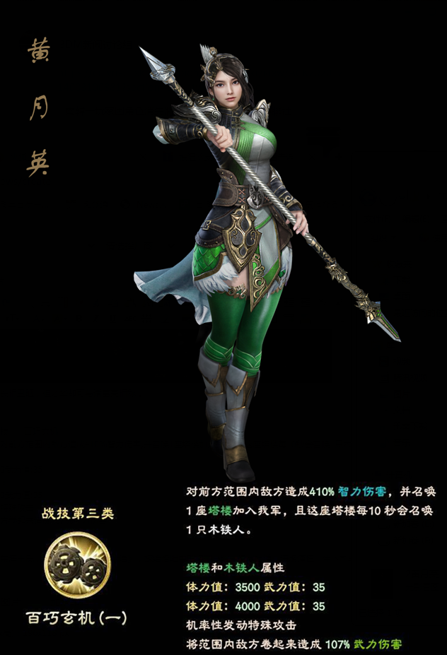 《三国群英传8》新武将坐绘武将技公开 黄月英王元姬气势没有凡是