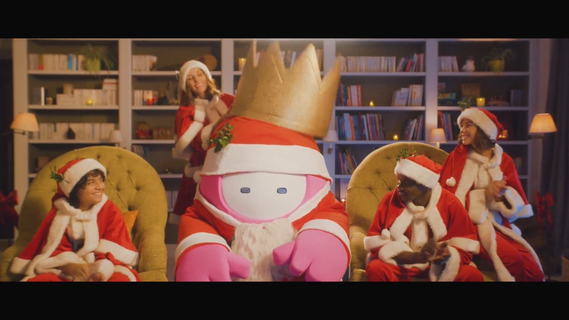 《糖豆人：终极淘汰赛》圣诞节宣传影像 赠送节日皮肤