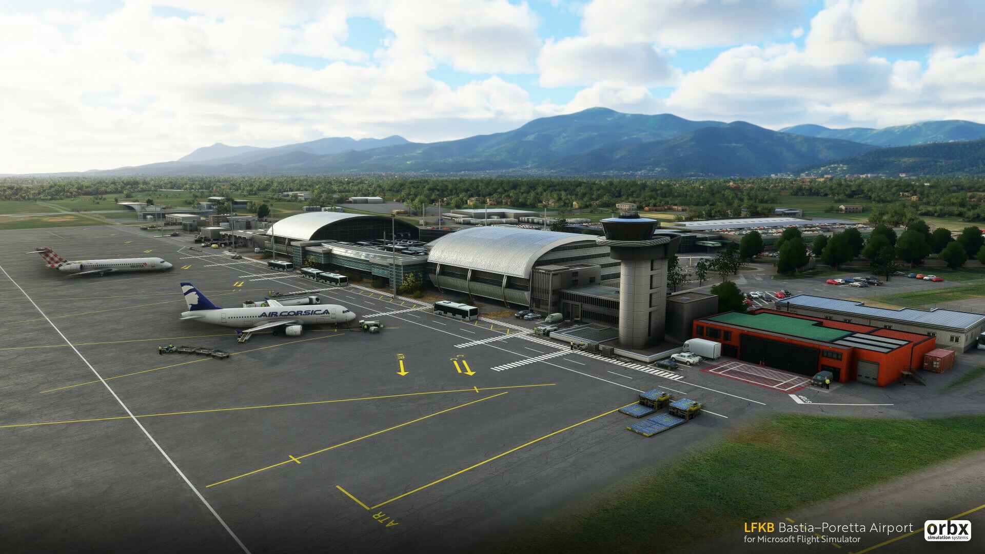 Orbx為《微軟飛行模擬》推出巴斯蒂亞機場插件包