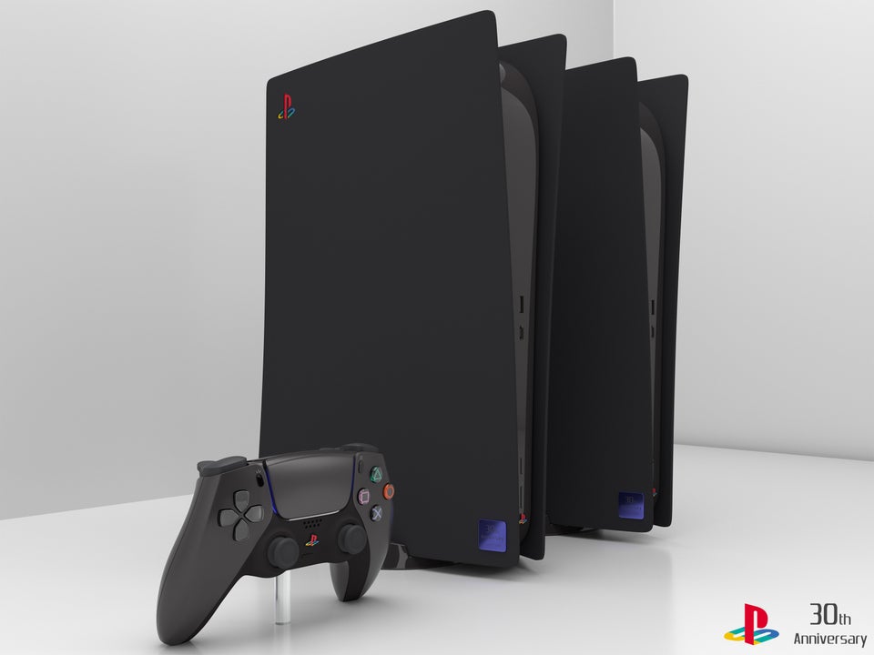 粉丝自制30周年纪念主题PS5主机渲染 向PS2致敬