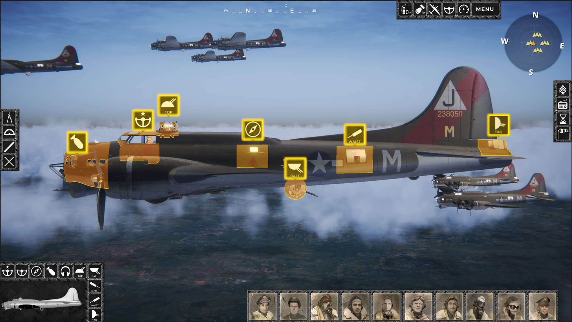 轰炸机模拟游戏《B-17中队》确认登陆steam平台