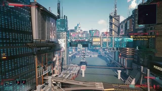 《赛博朋克2077》飞行Mod发布 鸟瞰夜之城真爽！