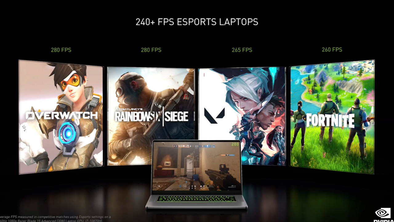 NVIDIA：999美元的3060游戏本比PS5快30%