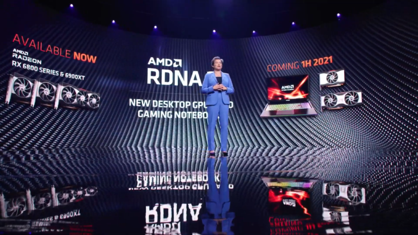 AMD官宣RX 6000M笔记本显卡：主打2K分辨率