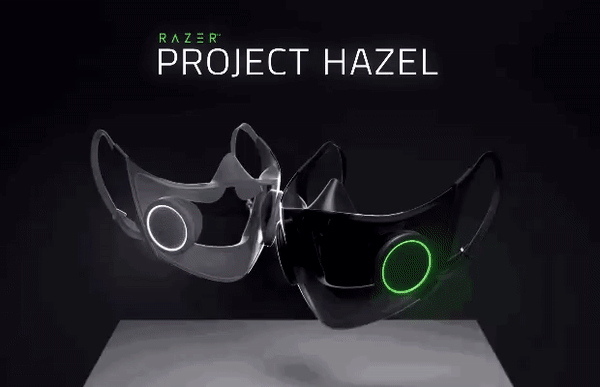 2077的科技感！雷蛇推出N95光污染RGB概念口罩