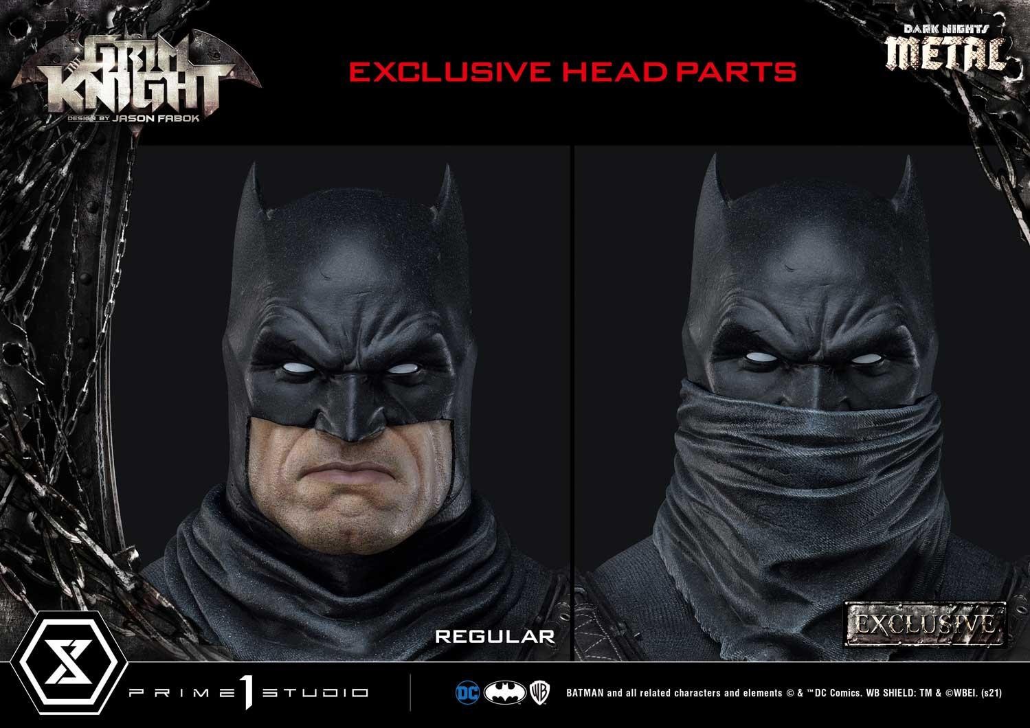 P1S《黑暗之夜：金属》残酷骑士蝙蝠侠雕像 售价1249美元起