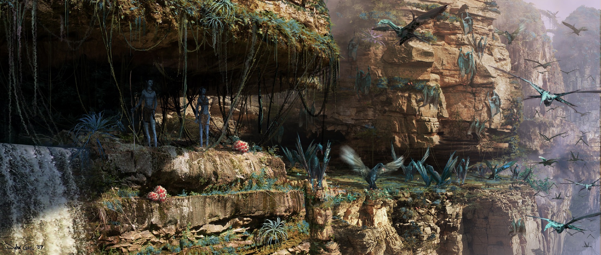 《阿凡达2》新艺术图 潘多拉环境和纳美人生活展示