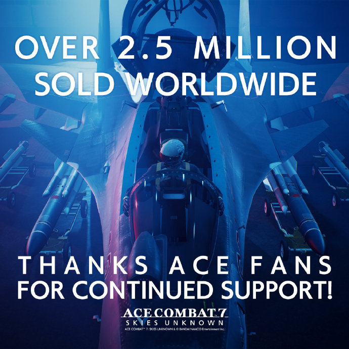 《皇牌空战7》全球累计销量已突破250万份 两周年纪念更新将至