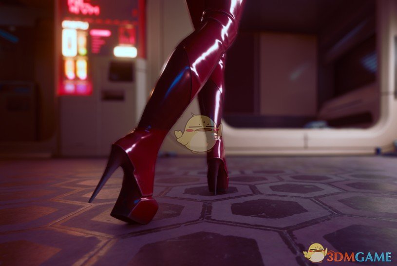 《赛博朋克2077》伊芙琳的红色高跟鞋MOD