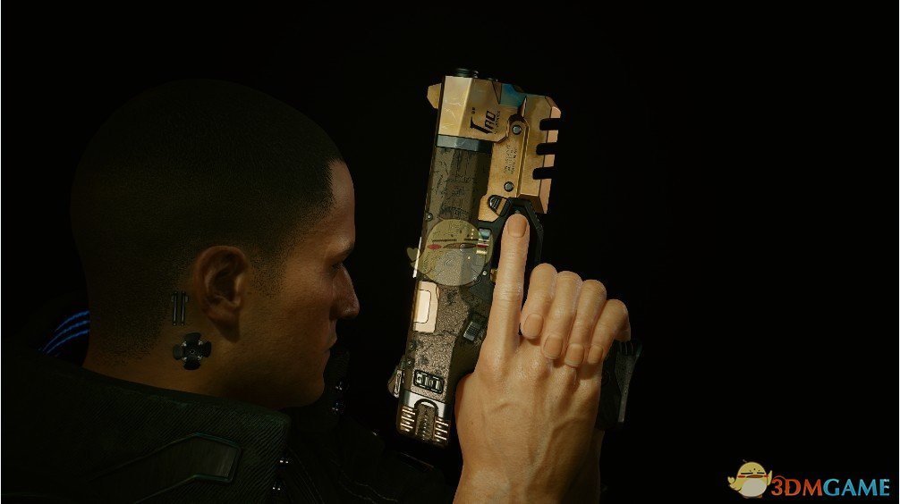 《赛博朋克2077》M-10AF列克星敦手枪外观美化MOD