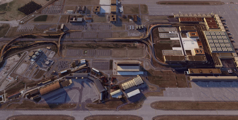 《微软飞行模拟》新一批截图：柏林勃兰登堡机场亮相