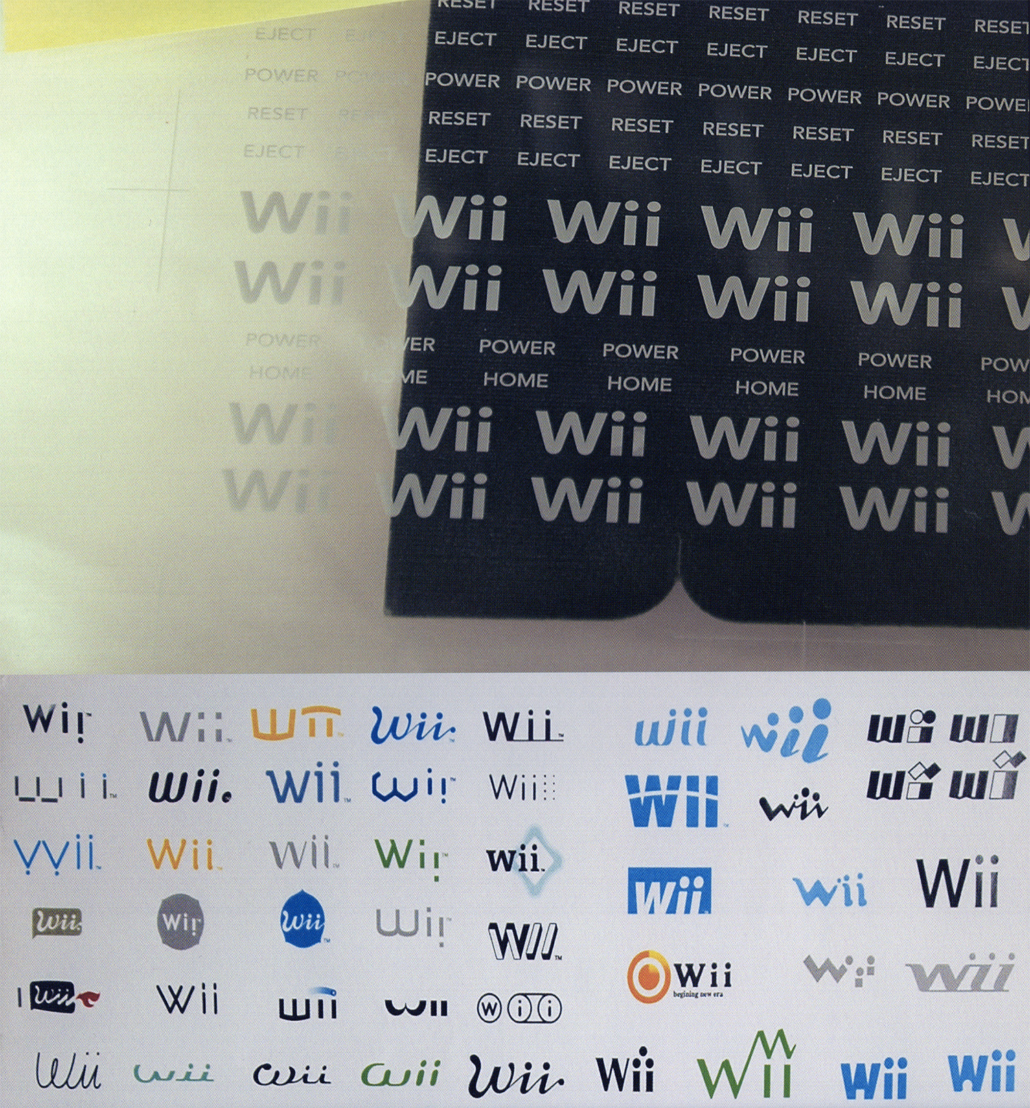 任天堂Wii主机大量Logo设计曝光 不乏可爱俏皮风格