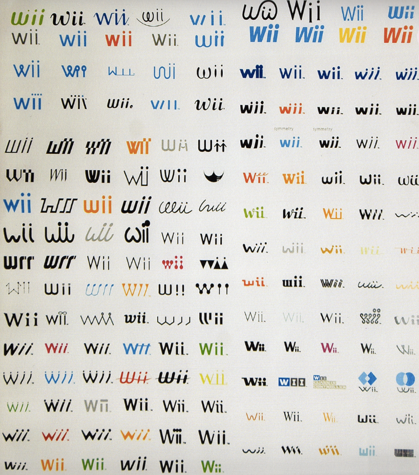 任天堂Wii主机大量Logo设计曝光 不乏可爱俏皮风格