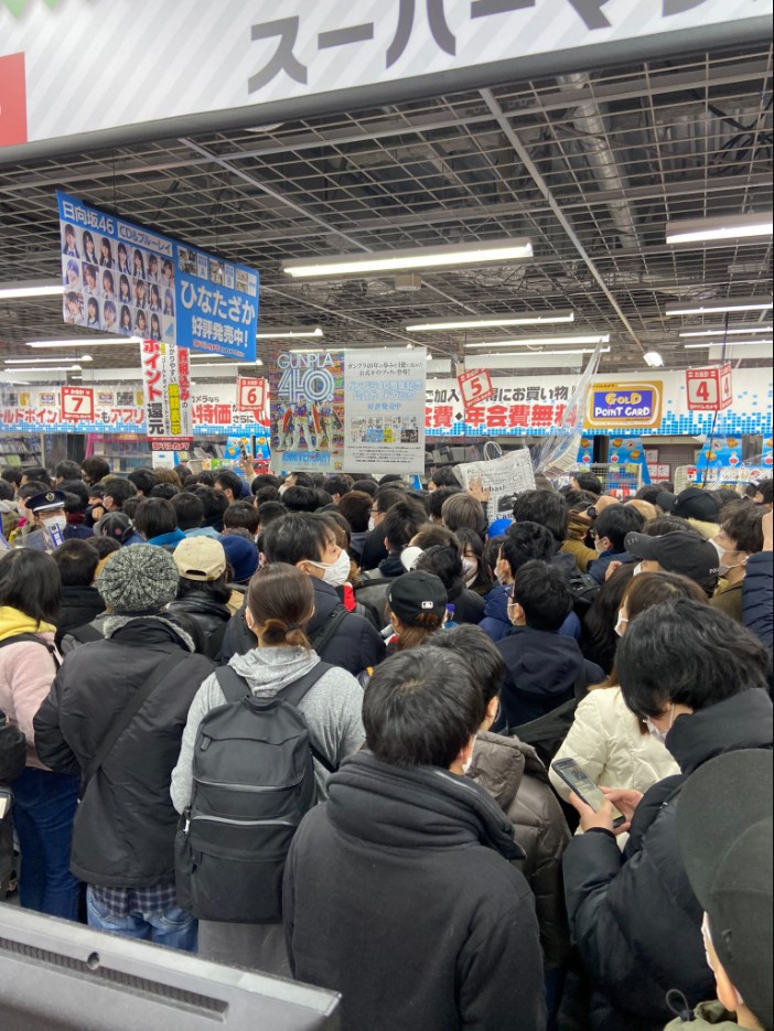日本店家出售PS5现场一片混乱 不得不报警维持秩序