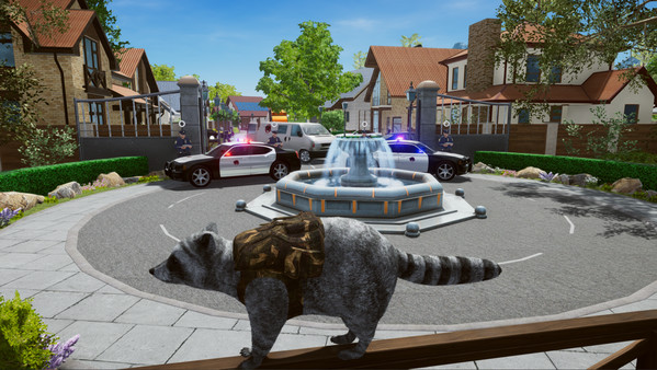 反抗人类！模拟新游《被通缉的浣熊》上架Steam 2021年第一季度上市