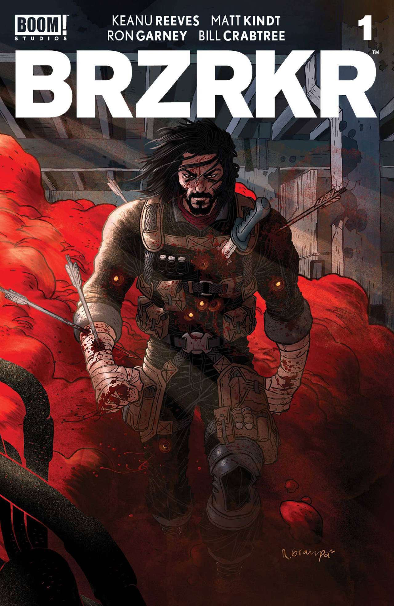 基努·里维斯真人漫画《BRZRKR》销量破60万册 疾速追杀造型永生战士