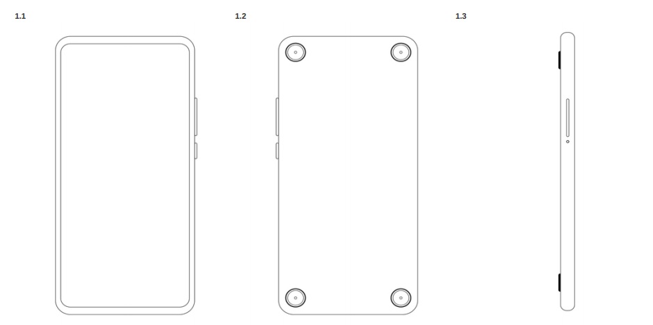 小米新外观专利曝光：四个角都有镜头的手机见过么
