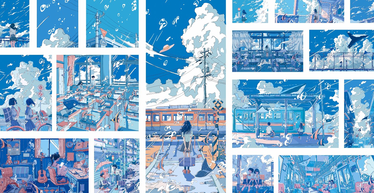 水中世界少女的一日动态壁纸下载 Wallpaper水中世界精美漫画风壁纸 3dm单机