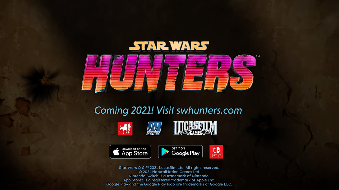 Zynga 战 Lucasfilm Games 支布《Star Wars: Hunters™》