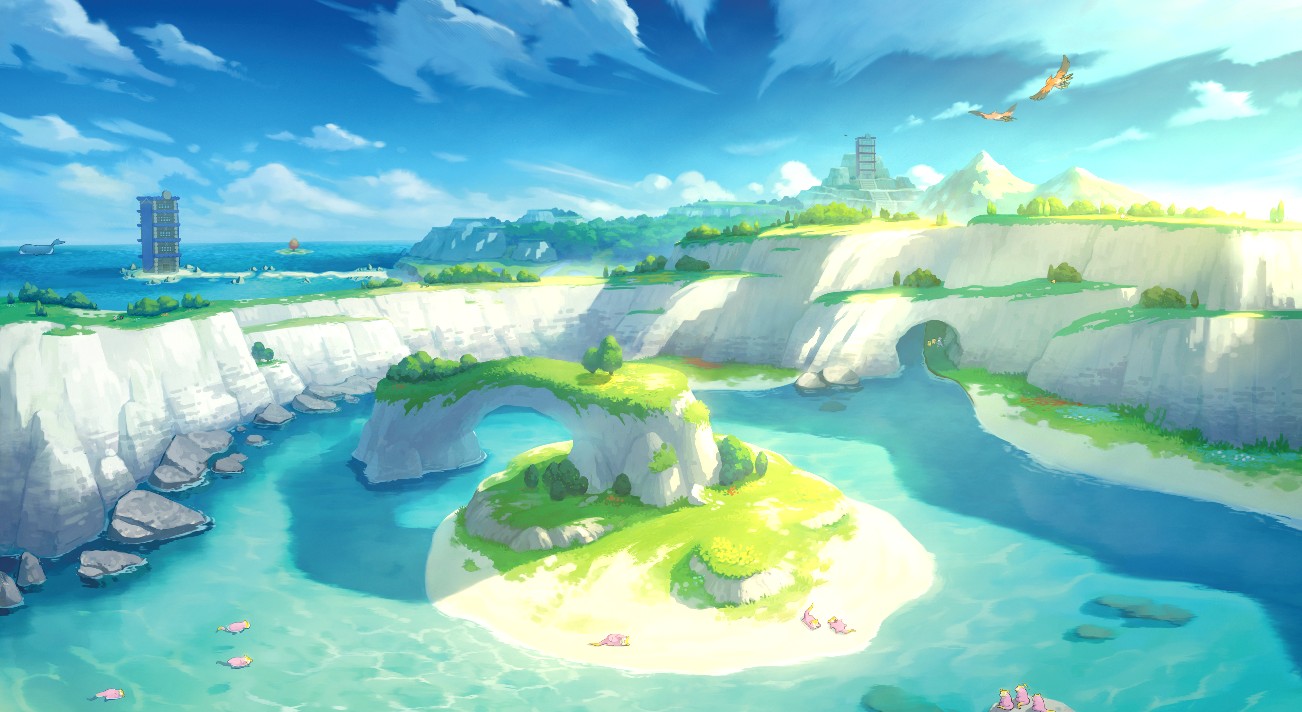 《Wallpaper Engine》精灵宝可梦梦幻大陆动态壁纸