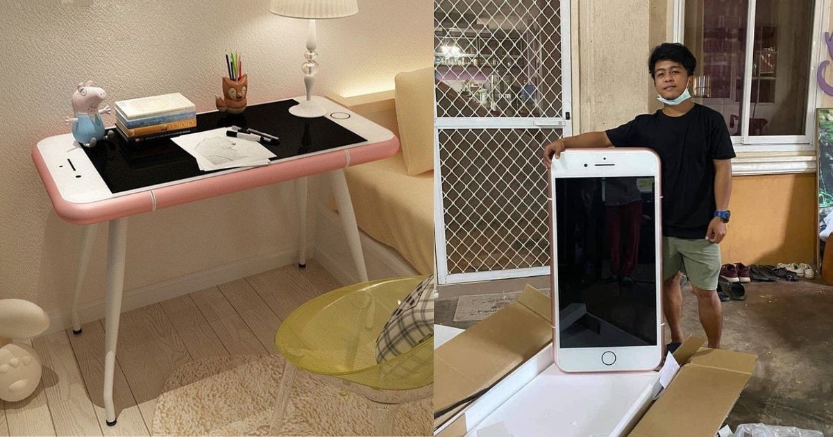 小伙网购便宜苹果足机 到货居然是iPhone制型咖啡桌