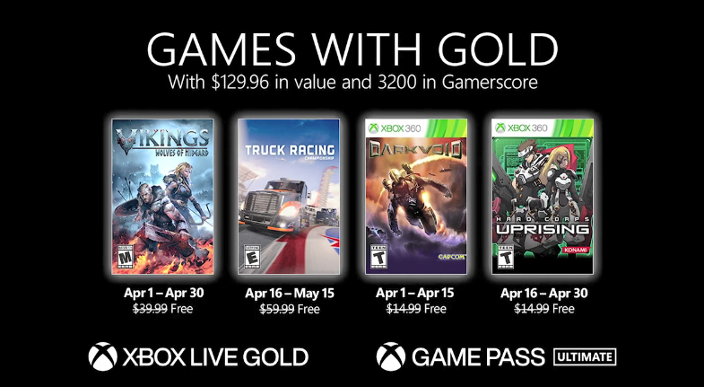 Xbox金会员4月免费游戏支布：露《魂斗罗：铁血军团》