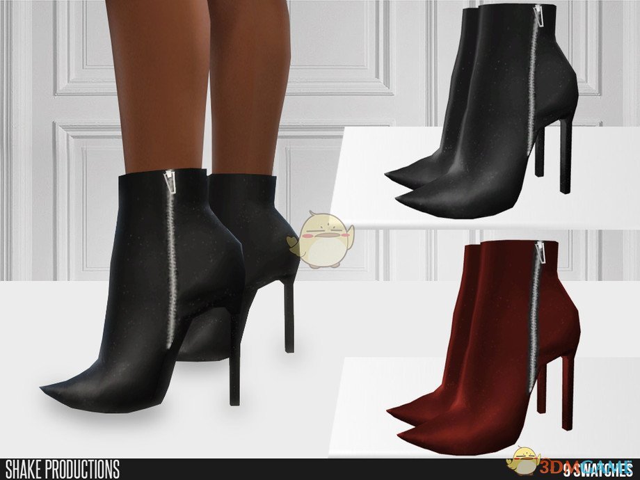 《模拟人生4》带拉链的女性高跟鞋MOD