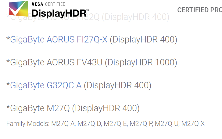 技嘉发43寸大显示器 支持HDR 1000和HDMI 2.1