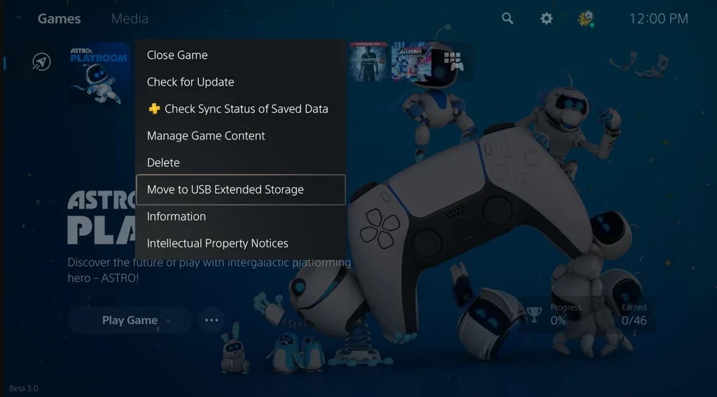 PS5首个重大更新周三发布 PS5游戏可存在外接U盘