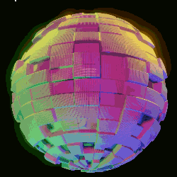《Wallpaper Engine》3D炫彩梯度球模型动态壁纸