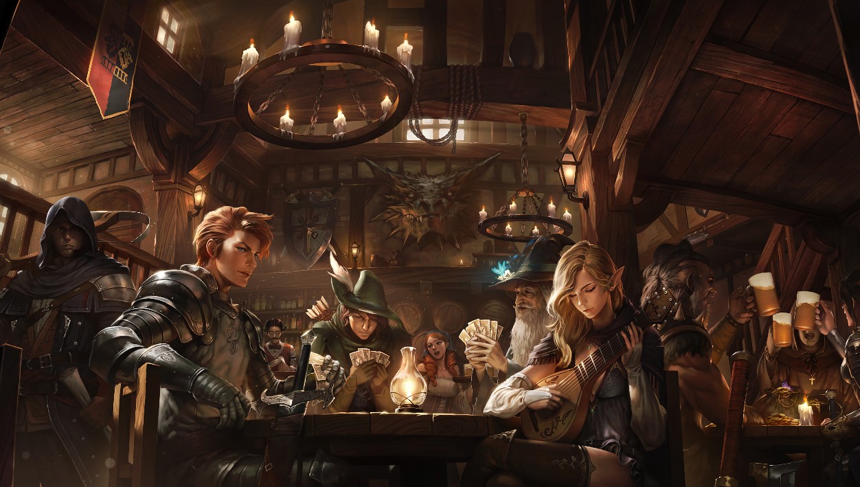 《Wallpaper Engine》冒险家的酒馆精美RPG风格动态壁纸
