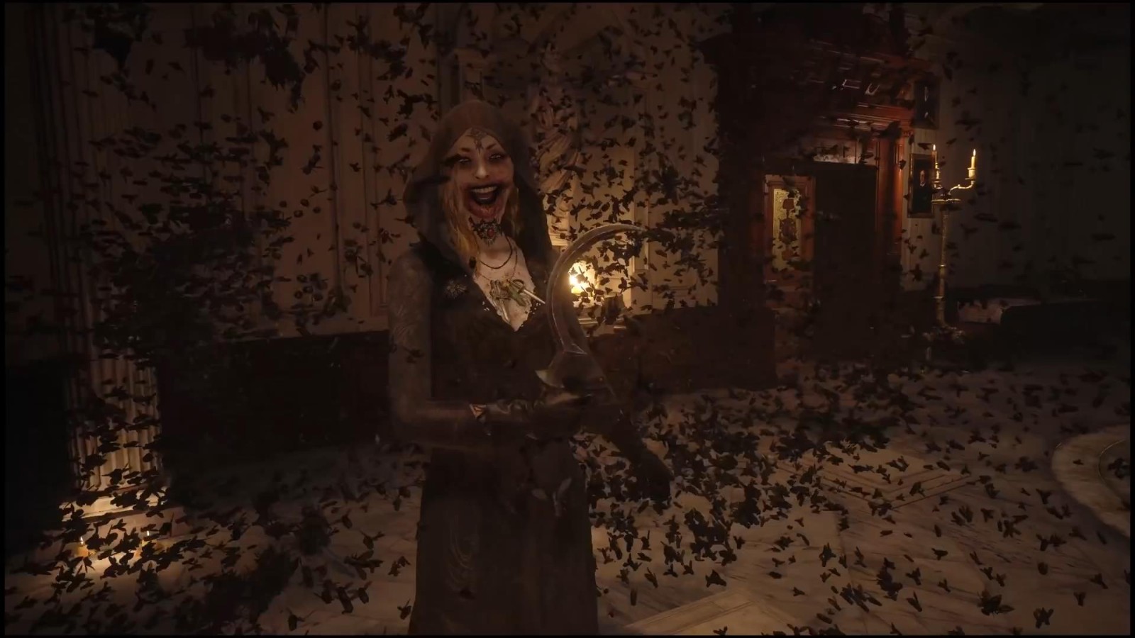 《生化危机8》新实机演示 被吸血鬼夫人追杀好刺激