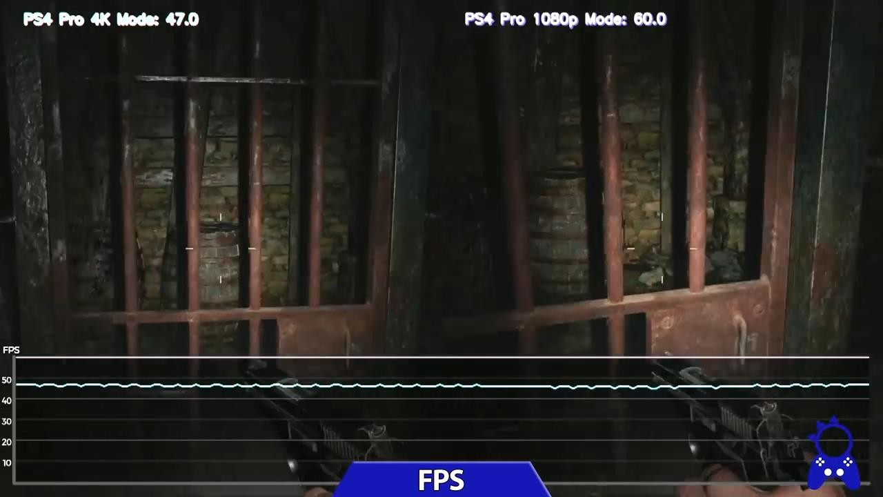 《生化危机8》城堡Demo PS5与PS4版画面对比视频