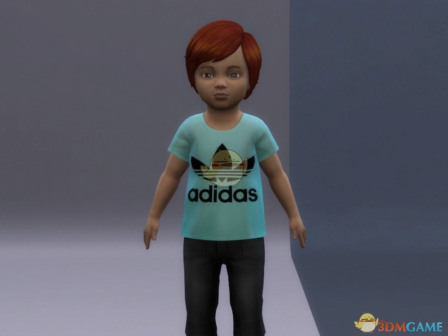 《模拟人生4》幼儿阿迪达斯上衣MOD
