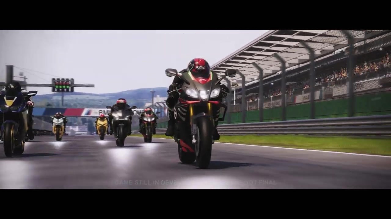 摩托竞速模拟游戏《RiMS Racing》实机预告片展示