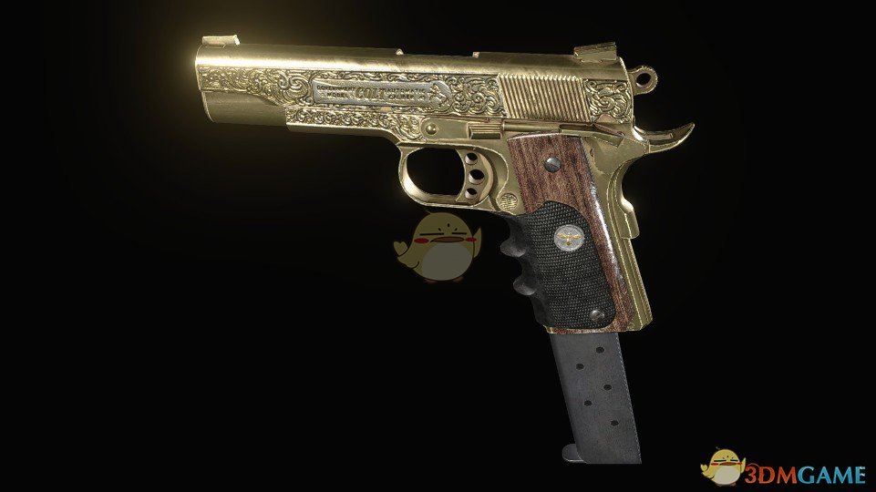 《生化危机8》镀金M1911手枪MOD