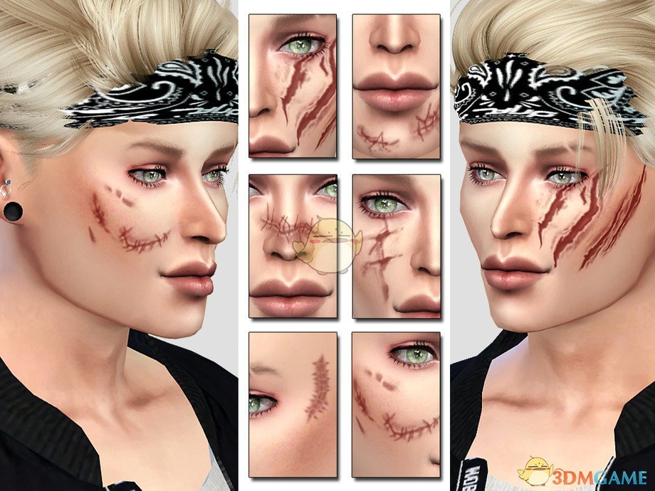 《模拟人生4》女性伤疤纹身MOD
